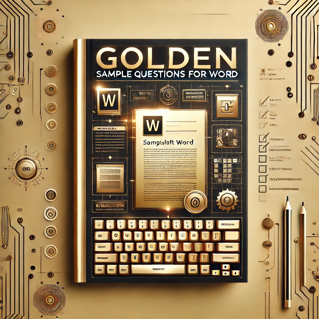 نمونه سوالات طلایی Word - تستی 