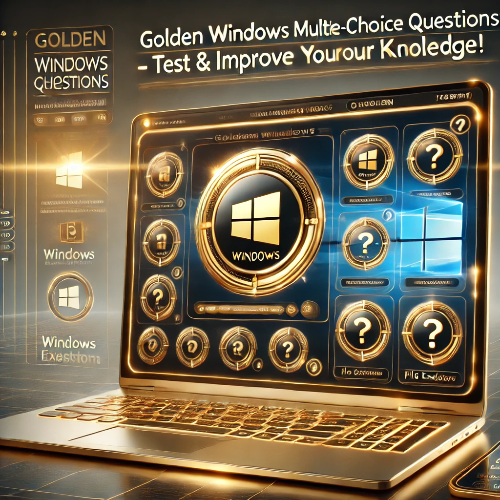 نمونه سوالات طلایی Windows - تستی 